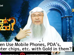 Can men use Mobile Phones, PDA's, Computer Chips etc with Gold in them?