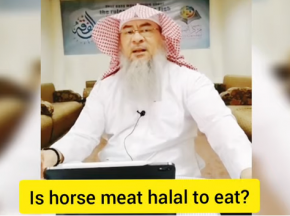 Is horse meat halal to eat?