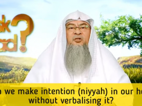 Can I make intention (niyyah) for prayer, wudu in head or heart without verbalising it