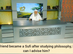 My friend became a sufi after studying philosophy, how can I advise him?