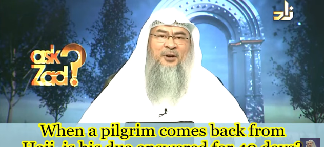When a pilgrim comes back from Hajj?
