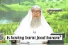 Is eating burnt food haram? #Assim
