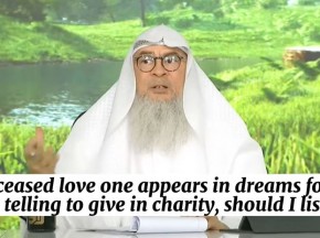 Deceased loved one appears in dreams to give charity What 2 do #Assim