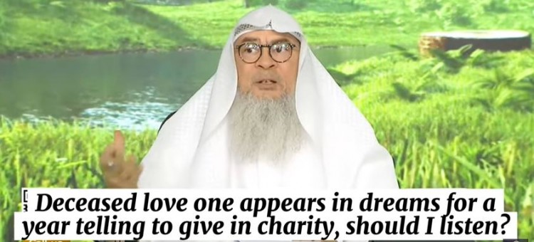 Deceased loved one appears in dreams to give charity What 2 do #Assim