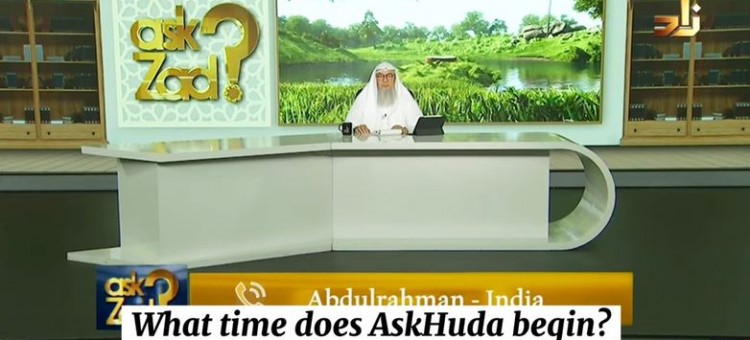 What day & time does Ask Huda come (Dr Muhammad Salah)