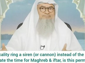 Siren (or cannon) instead of maghrib adhan to indicate time for iftar - permissible?