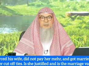 He divorced his wife (late brother's wife), didn't pay mahr, got married again, his sis cut off ties