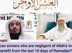 How can sinners, negligent of Allah's Mercy benefit from last 10 nights of Ramadan?