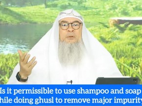 Is it permissible to use shampoo & soap while doing ghusl to remove major impurity?