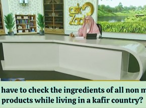 Check ingredients of all non meat products in kafir countries? #Assim