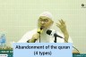 Abandoning the Quran (4 types)