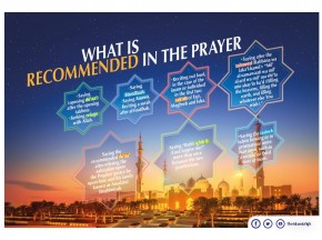 What is recommended in the prayer