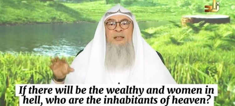 Majority of dwellers of Hell are women & rich people Who are inhabitants of Paradise