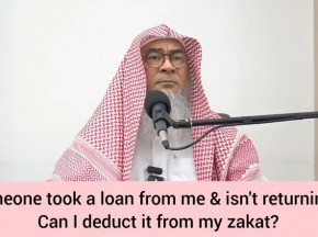 Someone took a loan from me & isn't returning, can I deduct it from my zakat?