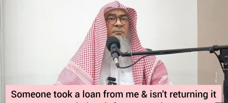 Someone took a loan from me & isn't returning, can I deduct it from my zakat?